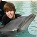 Justin and a Dolphin - justin-bieber icon