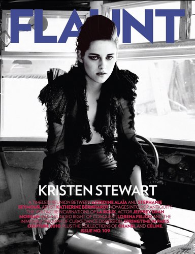 Kristen on Cover of Flaunt Magazine HQ