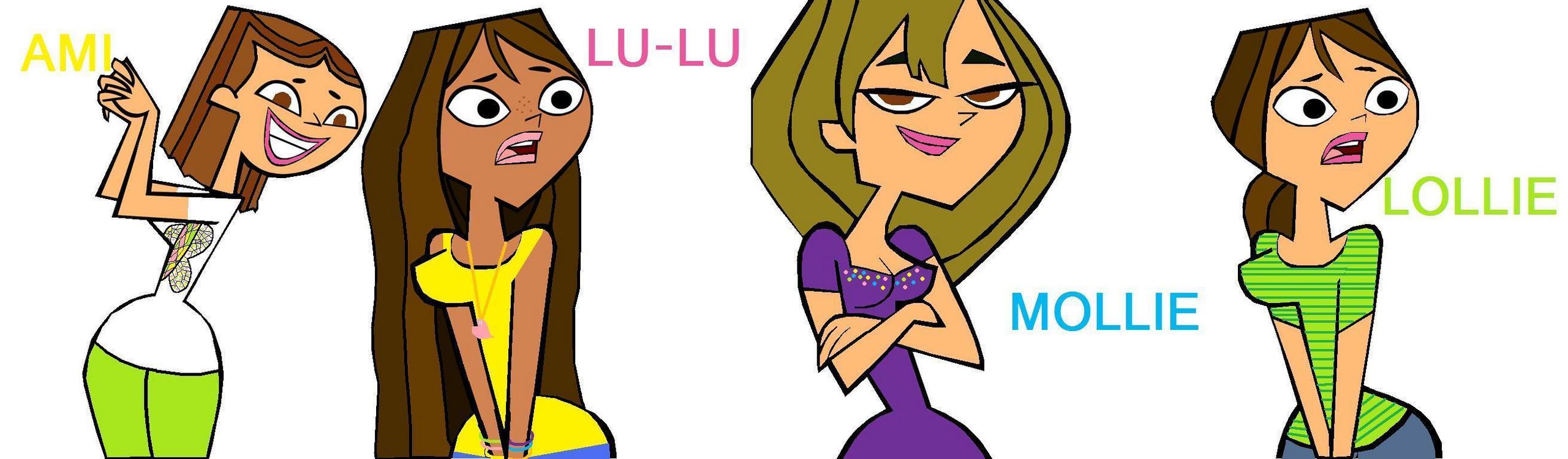 lulu and her bfffl's (there not on fanpop!!) - Total Drama Island Photo  (11438614) - Fanpop