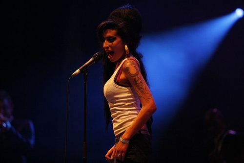  Amy on stage
