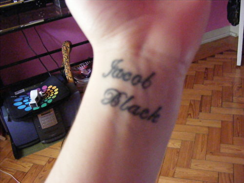  I´m sooooo in pag-ibig with Jacob that I got a tattoo♥