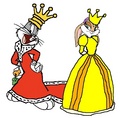 King Bugs and Queen Lola - looney-tunes fan art