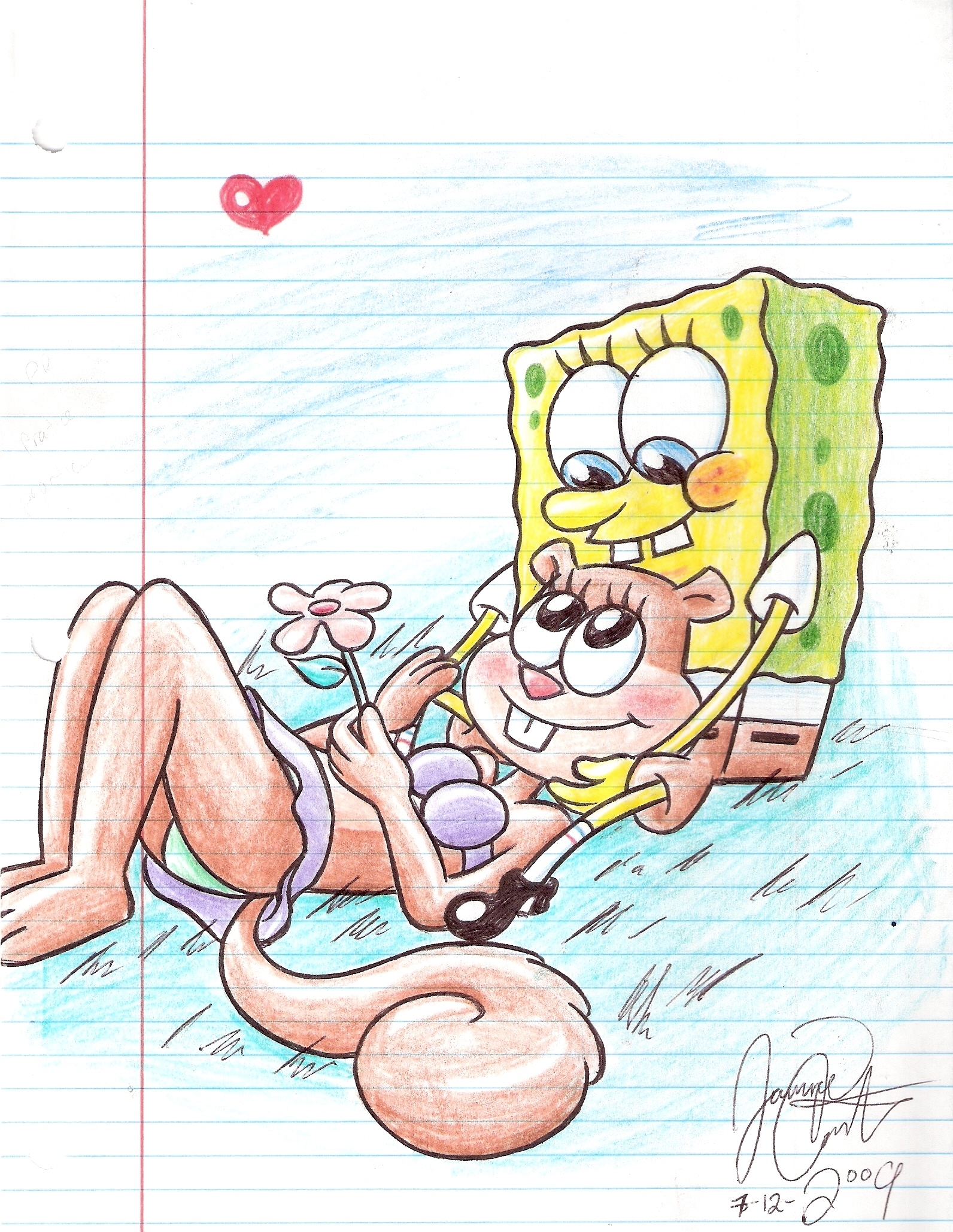 spongebob and sandy 