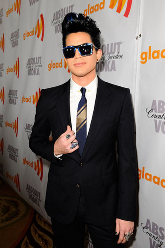 adam lambert at GLAAD awards