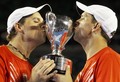 bob and mike kiss - tennis photo