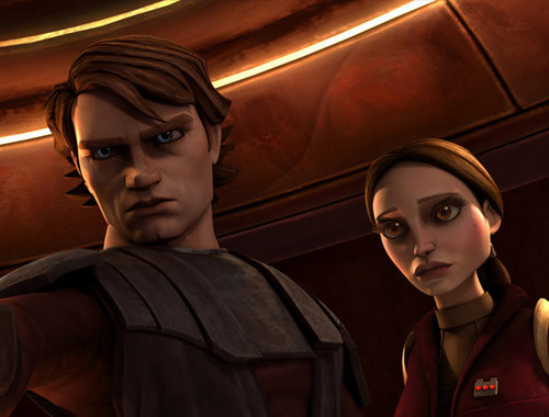  Anakin Skywalker with his secret Girlfriend