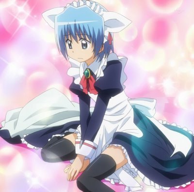  Hayate wearing maid uniform