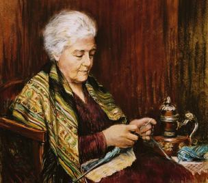  Knitting Grandma