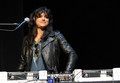 Michelle DJing at the Earth Day celebration (04.22.10) - michelle-rodriguez photo