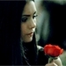 kiss from a rose - damon-and-elena icon