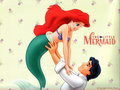 disney-couples - Ariel and Eric wallpaper