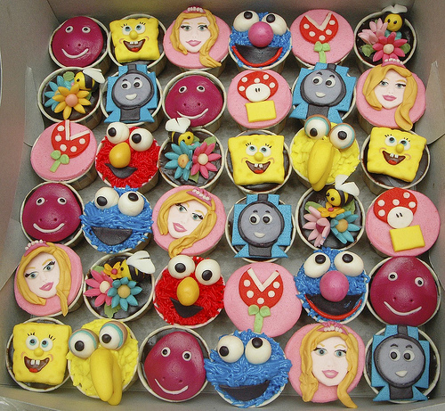  Character cupcake