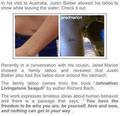 Justin Bieber has a tatoo??? - justin-bieber photo