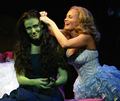 Kristin and Idina in Wicked - glee photo