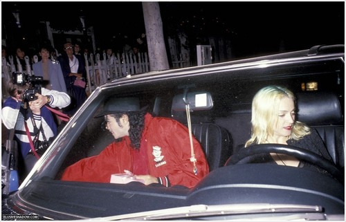  MJ & Мадонна at Ivy restaurant