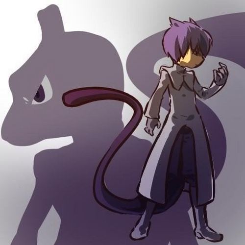  Mewtwo and trainer