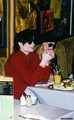 Michael at motown cafe - michael-jackson photo