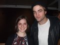 Rob with a fan on 3/26/10 - robert-pattinson photo