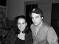 Rob with a fan on April 22nd - robert-pattinson photo