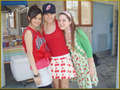 Selena Gomez, Chelsea Staub, & Jennifer Stone on set of Wizards - selena-gomez photo