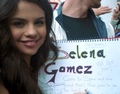 Selena Gomez signing autograph - selena-gomez photo