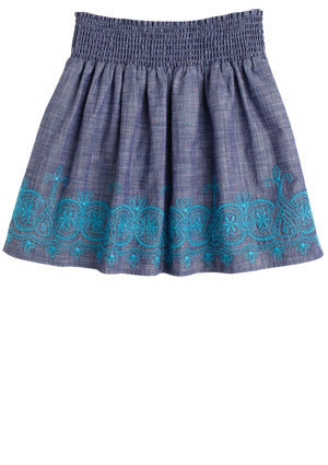  Shanna Embroidered स्कर्ट
