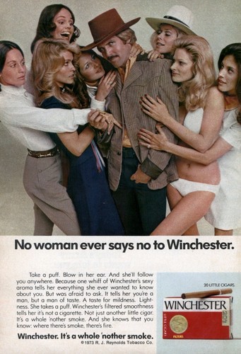 ad's of the 70s--farrah fawcett in blue
