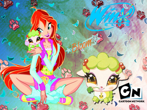  winx with their pets!!!!!