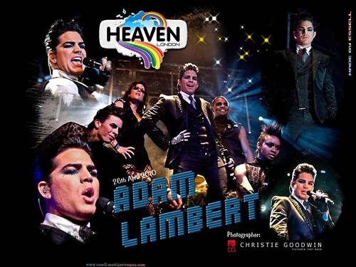  Adam Lambert Heaven,London Обои