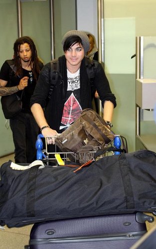  Adam arriving and germany and photoshoot!he went PLATINUM!