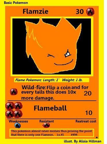  Flamzie *Basic Pokemon*