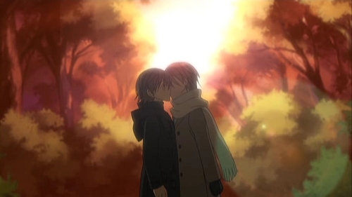 Hiroki and Akihiko first kiss