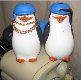  My penguin, auk of Madagascar Toys:D