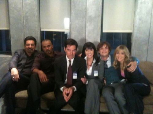  Paget with the CM cast, 2010