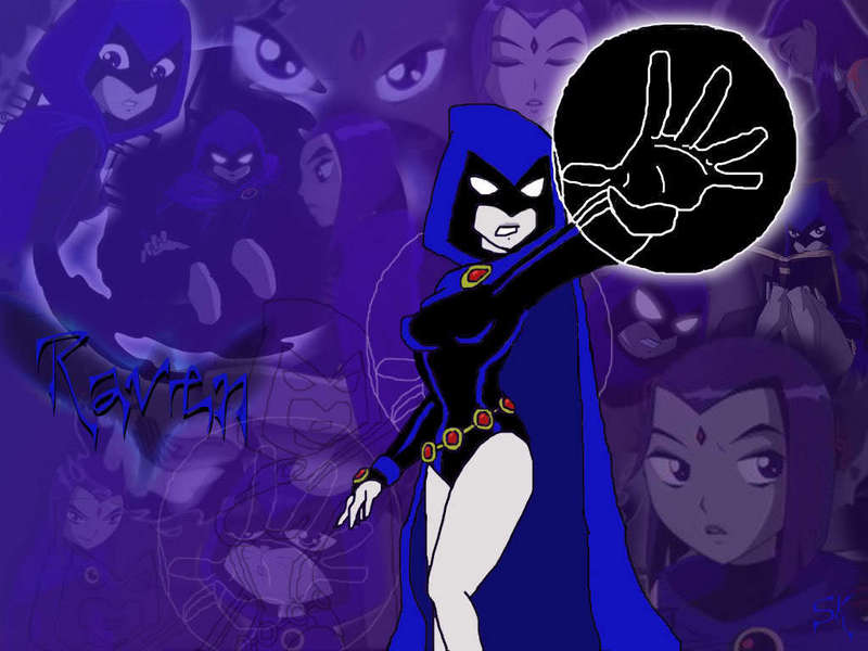 teen titans wallpaper. Raven - Teen Titans Wallpaper