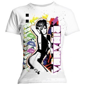  Rihanna (Colourful Dance) Skinny T-Shirt
