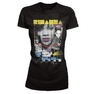 Rihanna (Drip Cloudy Montage) skinny T-Shirt