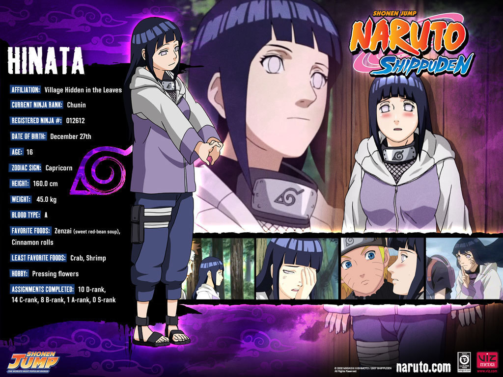 Naruto Shippuden Character Hinata