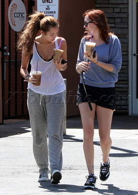  At Coffee fagiolo with Brandi (May 3rd,2010)