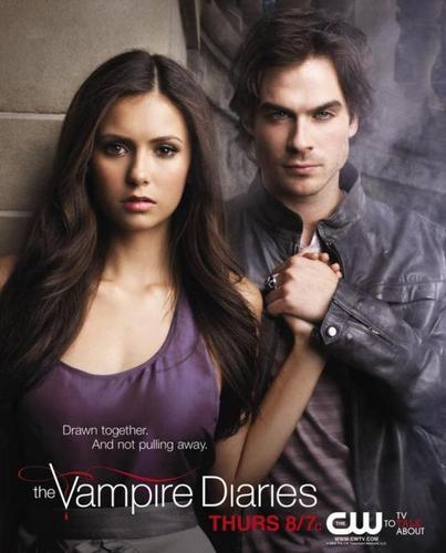  Delena Forever? The Vampire Diaries Poster Teases Damon/Elena Romance
