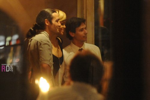  Leaving her hotel and going to Restaurant Paul in Berlin - May 3, 2010