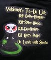 Lol, this made me laugh. Voldemort to 'kill' list. - harry-potter photo