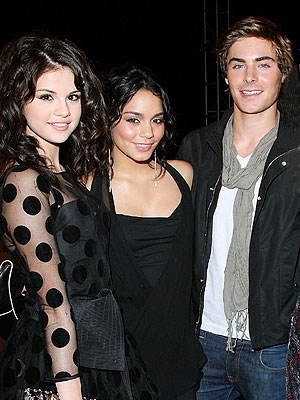  Selena with Zac & Vanessa