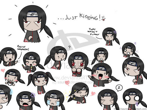 the many faces of itachi by grasheila