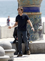 07/05/2010 - David and Evan filming Cali at Venice Beach [HQ] - david-duchovny photo