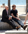 07/05/2010 - David and Evan filming Cali at Venice Beach - david-duchovny photo