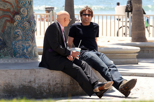 07/05/2010 - David and Evan filming Cali at venice Beach