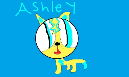 Ashley as a cat!
