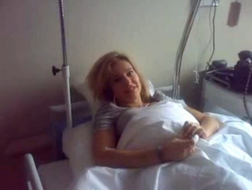 Doda in hospital (before surgery) 2010