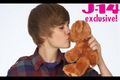 Justin kissing a bear - justin-bieber photo
